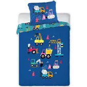 Cuddles lasten vuodevaatesetti Cuddles 023 Vehicles, 100x135, 2 osaa