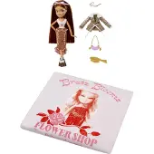 Bratz Stylin' Yasmin Fashion -nukke mukautettavalla T-paidalla sinulle ja tarvikkeilla