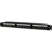 Gembird Cablexpert, Cat5e, Telinekiinnitys, 1U, Musta, EIA/TIA T568B/A, RoHS, ISO 9002, UL (NPP-C524-002)