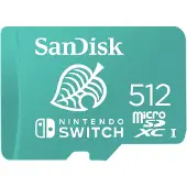 SanDisk 512GB Nintendo Switch Animal Crossing, microSDXC -muistikortti, UHS-I, 100/90 MB/s