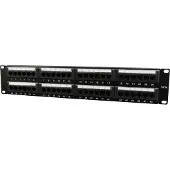 Gembird Cablexpert, Telinekiinnitys, 1U, Musta, EIA/TIA T568B/A, RoHS, ISO 9002, UL, 89 mm (NPP-C624-002)
