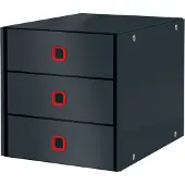 Leitz Cosy Click & Store vetolaatikosto (3-ltk) Harmaa