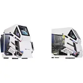 Thermaltake AH T200 Snow, Micro Tower, PC, Valkoinen, mikro ATX, Mini-ITX, SPCC, Karkaistu lasi, Multi (CA-1R4-00S6WN-00)
