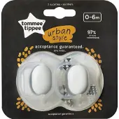 Tommee tippee Tommee Teppee Urban Style ortodonttinen tutti 0-6 m, 2 kpl