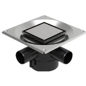 Unidrain Set 2 Square Custom 10x10 Ø110 mm vertical