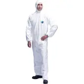 OTTO SCHACHNER Pölypuku TYVEK CLASSIC XpertValkoinen kokopuku hupullaKoko XL