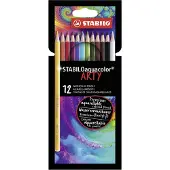 Stabilo Värikynät - Aquacolor Taiteellinen - 12 kpl. - Monivärin - - OneSize - Värityssarjat