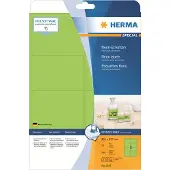 Herma 5147, Vihreä, Pyöristetty suorakulmio, Kiinteä, Paperi, Matta, Laser/Inkjet