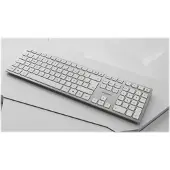 Cherry Keyboard DW 9100 SLIM Keyboard Included Mouse RF Wireless + Bluetooth QWERTY British English Silver