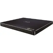 LG BP55EB40AHLE10B, ohut ulkoinen Blu-ray-kirjoitin, USB 2.0, musta