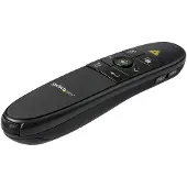 StarTech.com Wireless Presentation Remote with Green Laser -laseresityskaukosäädin, USB-A, musta
