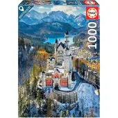 Educa World from the air Neuschwanstein Castle Puzzle 1000 pieces 19261
