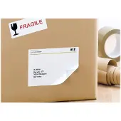 Herma 10312, Valkoinen, Paperi, Laser/Inkjet, Matta, Irroitettava, Pyöristetty suorakulmio