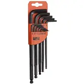 Bahco Kuusiokoloavain BE-9780; 0,050-5/16''; 12 kpl.