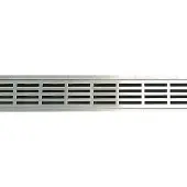 Unidrain -ritilä 3 mm:n vahvuisesta AISI 304 ruostumattomasta teräksestä ClassicLine-kehykseen - malli Stripe, pituus 700 mm