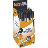 BIC Kuulakärkikynä Cristal Medium Musta 50-Pack