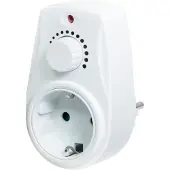 Logilink PA0151, Himmennin, Kiinnitettävä, Rotaatio, Valkoinen, Europistoke, Europistoke