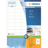 Herma 4270, Valkoinen, Itse kiinnittyvä tulostintarra, A4, Paperi, Laser/Inkjet, Kiinteä