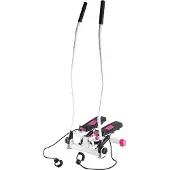 HMS Stepper pink and white with movable arms and cables S3085