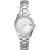 Fossil Analoginen kello 'Scarlette' hopea