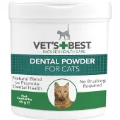 Vet's Best - Avancerat Dental Powder For Cats 45 g - Kissat - Kissan hoito ja ravintolisät - Hammashoito