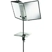 Durable Sherpa desk clamp 10 complete, Vastaanotto, Muotokuva, A4, Valikoidut värit, Musta, Polypropeeni (581800)