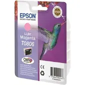Epson Hummingbird Yksittäispakkaus, Vaalea magenta T0806 Claria Photographic -muste