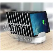 Compulocks Latausasema 120 Watt 2,4 A 10 lähtöliittimet (USB) Aasia, Lähi-itä, Eurooppa