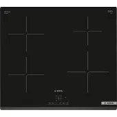 Bosch -sarja | 4 PUE63KBB6E - Induktioliesi - 4 lautasta - Niche - leveys: 56 cm - syvyys: 49 cm - kehyksetön, - kulmikas etuosa - musta