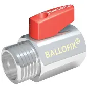 Broen Ballofix female / male 1/2 Punainen grip