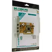 Dawicontrol DC-1394 PCI FireWire Controller, PCI, IEEE 1394/Firewire, Texas Instruments TSB43AB23, 400 Mbit/s, Langallinen, Microsoft Windows XP/Vista (DC-1394 PCI BLISTER)
