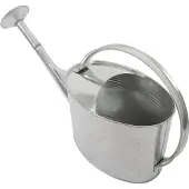 Home>it Watering Can with Rose Head 5 litres Galvanised