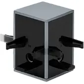 Eglo CUBE CONNECTOR vinkelkoppling alu