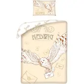 MCU Harry Potter Hedwig Junior vuodevaatteet 100 x 135 cm - 100 prosenttia puuvillaa