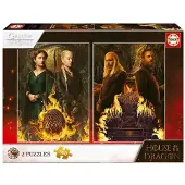 Educa 2X500 House Of The Dragon - Multi/patterned - ONE SIZE