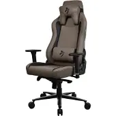 AROZZI Vernazza SoftPU - Brown, keinonahkaverhoiltu pelituoli, ruskea/musta