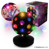 Partyfunlights Disco Light Ø: 20Cm - Black - ONE SIZE