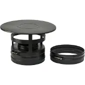 KIERULFF Puinen 150/250mm savupiipun korkki - Metallibesti