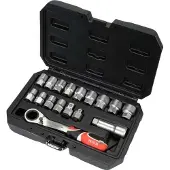 YATO Hylsysarja YT-38653; 17 kpl.