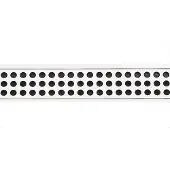 Unidrain -ritilä 3 mm:n vahvuisesta AISI 304 ruostumattomasta teräksestä ClassicLine-kehykseen - malli Classic, pituus 1000 mm