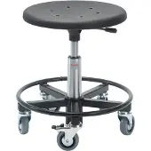 Global Roller stool sigma 400rs with footring base - seat height 38-51 cm