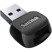 SanDisk Quickflow MicroSD -muistikortinlukija, USB-A, musta