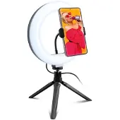 SBS TESELFIERINGCLIP, LED, musta, Valkoinen, USB, 5 V, 20 cm, 200 mm