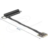DeLOCK 81294, Mini PCI Express, PCIe, Musta, 0,2 m, 1 kpl, Laatikko