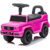 MegaLeg Mercedes Benz G350D Vaaleanpunainen jalankulkija-auto lapsille (alkaen 12 kk)
