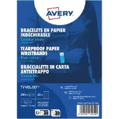 Avery Tearproof Writsbands Blue Tyvek256x19mm