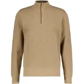 Gant for man. 2068028 Sacker Rib half-zip sweatshirt brown (M), Casual, Cotton, Long sleeve