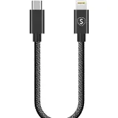 Sign USB-C - Lightning-kaapeli 20 W, 0,25 m - musta