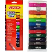 Herlitz Poster Crayons in paint stick 12 väriä