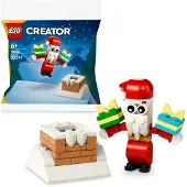 LEGO 30692 Creator Santa Claus Chimney made of bricks, 60 pieces